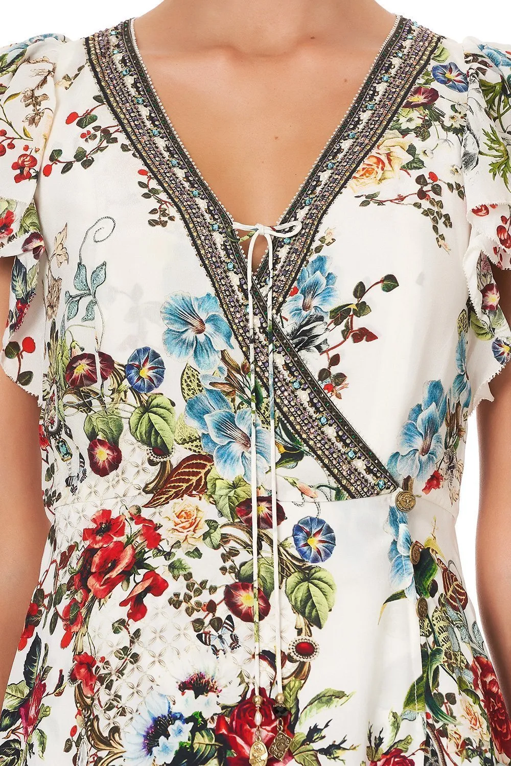 RUFFLE WRAP DRESS SHAKESPEARES GARDEN sold by Camilla product image thumbnail 5