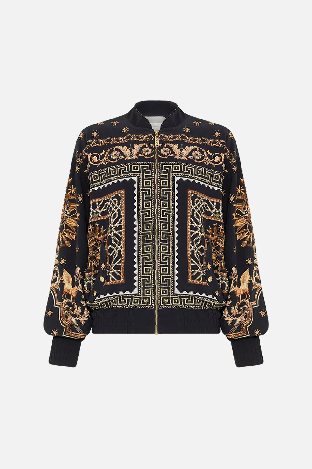 RELAXED BOMBER JACKET DUOMO DYNASTY sold by Camilla product image thumbnail 3