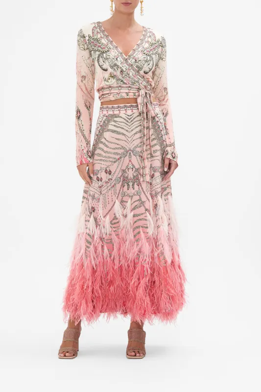 LONG SLEEVE WRAP TOP STARSHIP SISTAS sold by Camilla