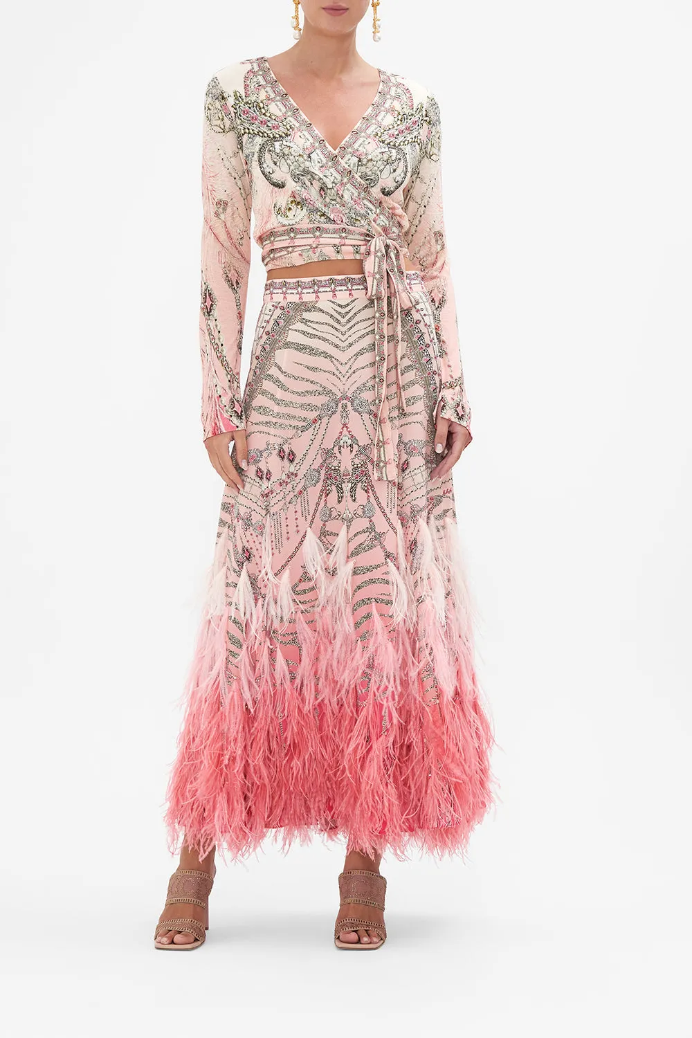 LONG SLEEVE WRAP TOP STARSHIP SISTAS sold by Camilla