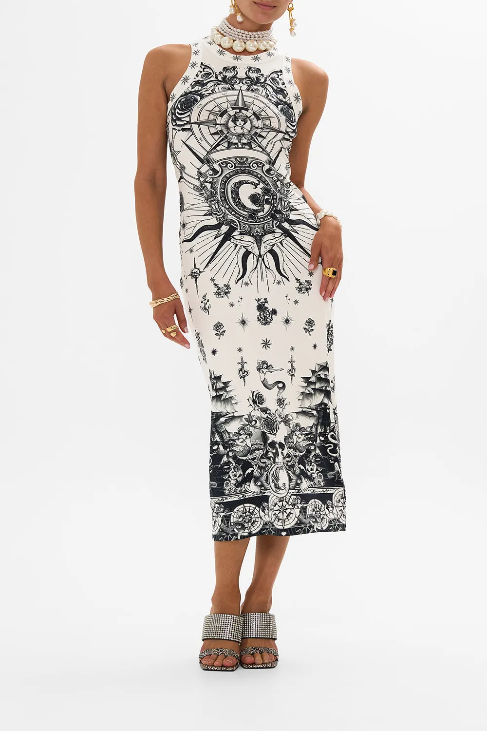 JERSEY TANK DRESS TALES OF TATTOO sold by Camilla