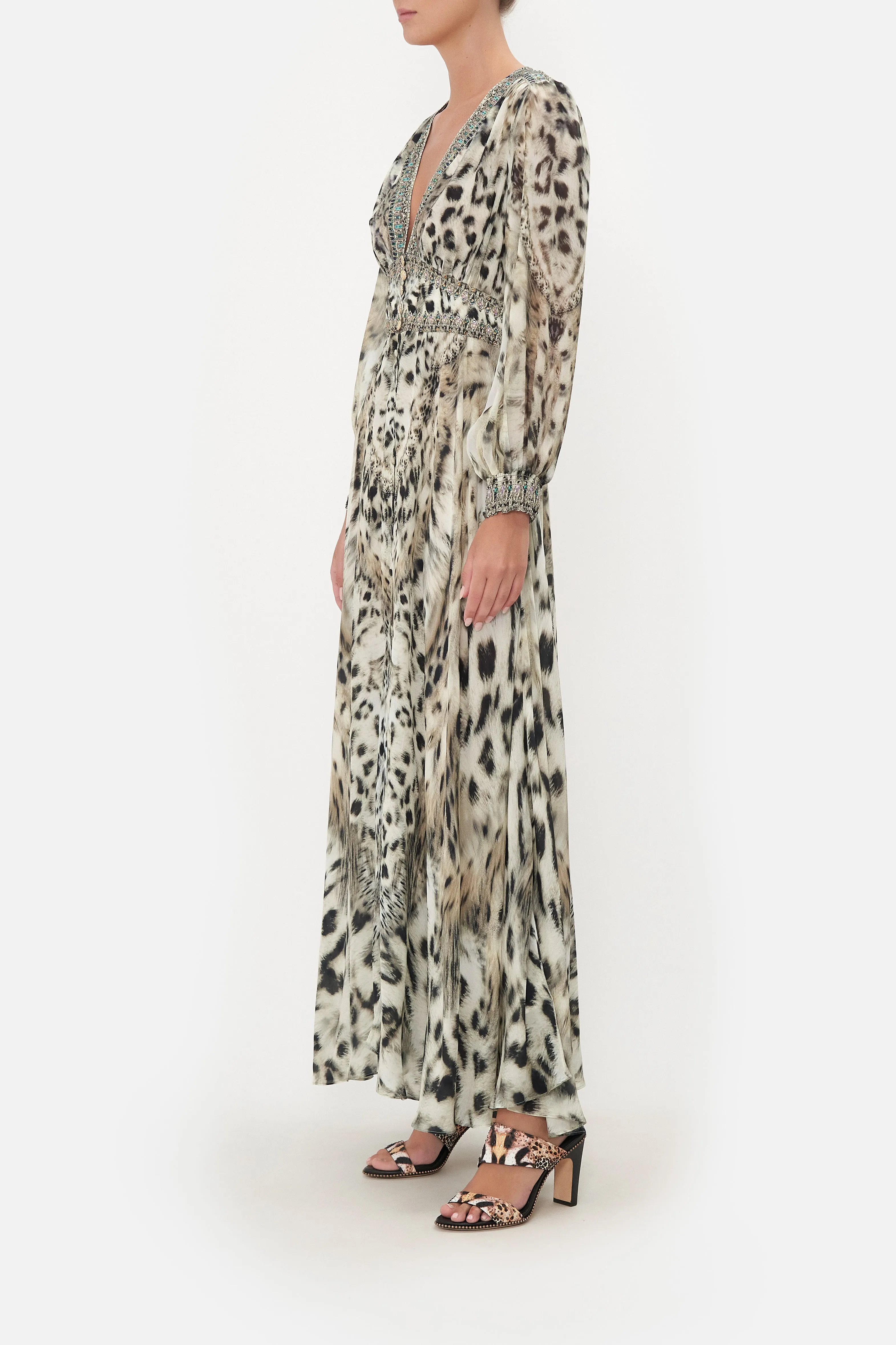 BUTTON DRESS WITH SHAPED WAISTBAND SNOW WHISPERS sold by Camilla product image thumbnail 4