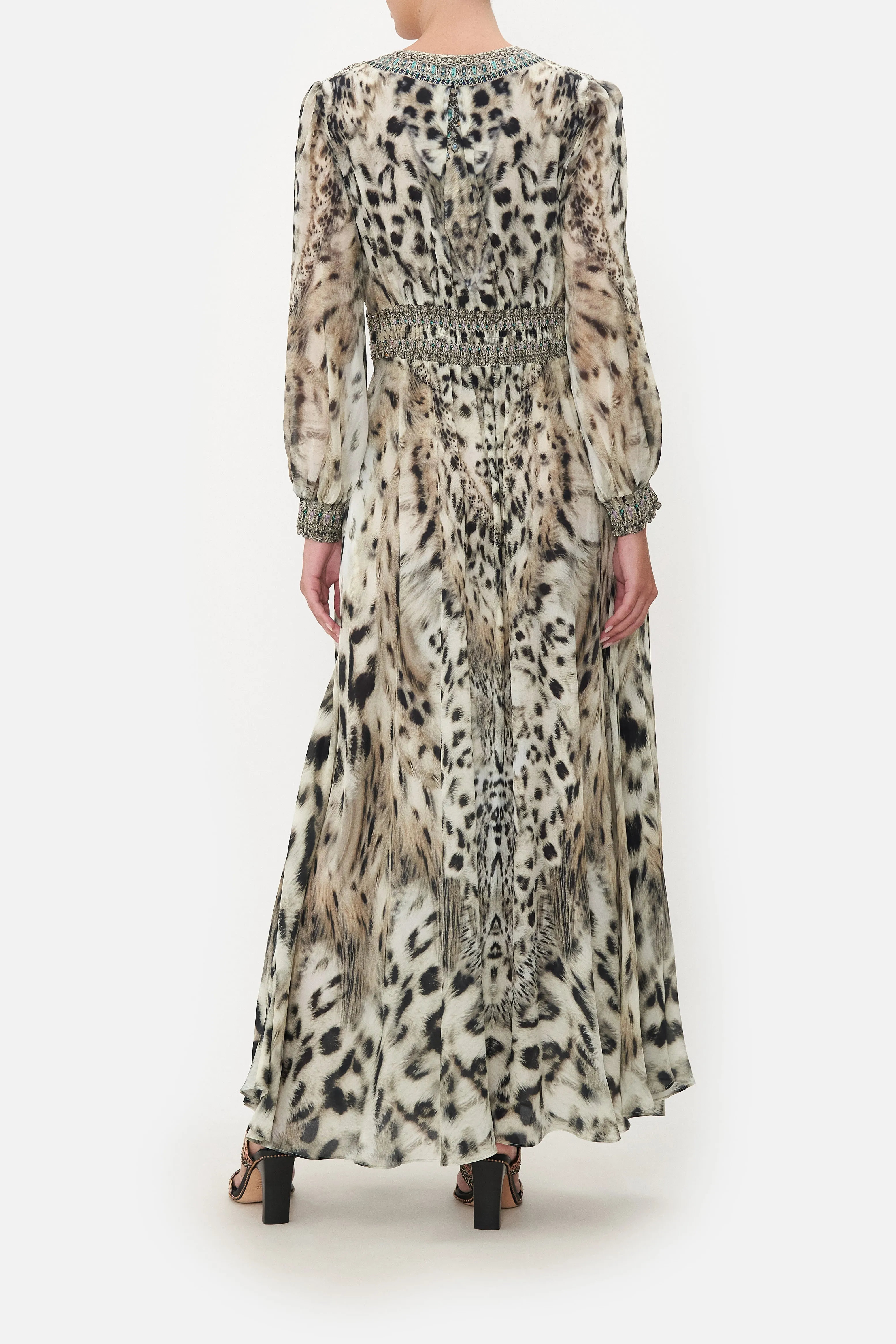 BUTTON DRESS WITH SHAPED WAISTBAND SNOW WHISPERS sold by Camilla product image thumbnail 2