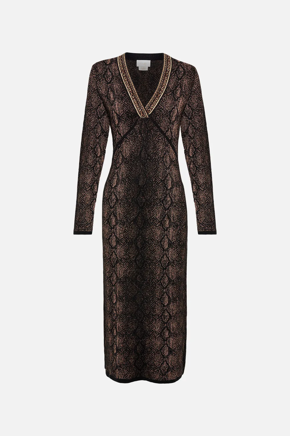 LONG KNIT DRESS WILD HORSES sold by Camilla product image thumbnail 3
