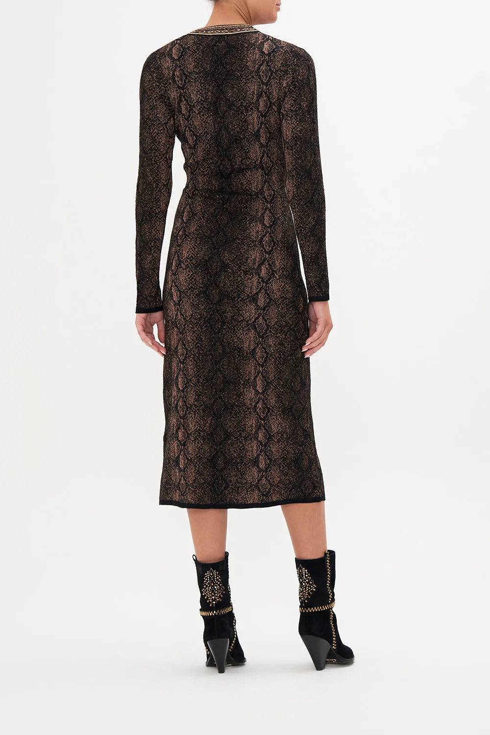 LONG KNIT DRESS WILD HORSES sold by Camilla product image thumbnail 2