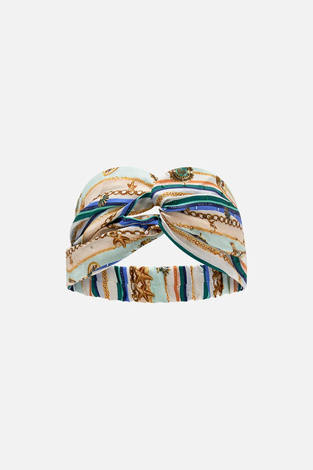 WOVEN TWIST HEADBAND AMALFI LULLABY sold by Camilla