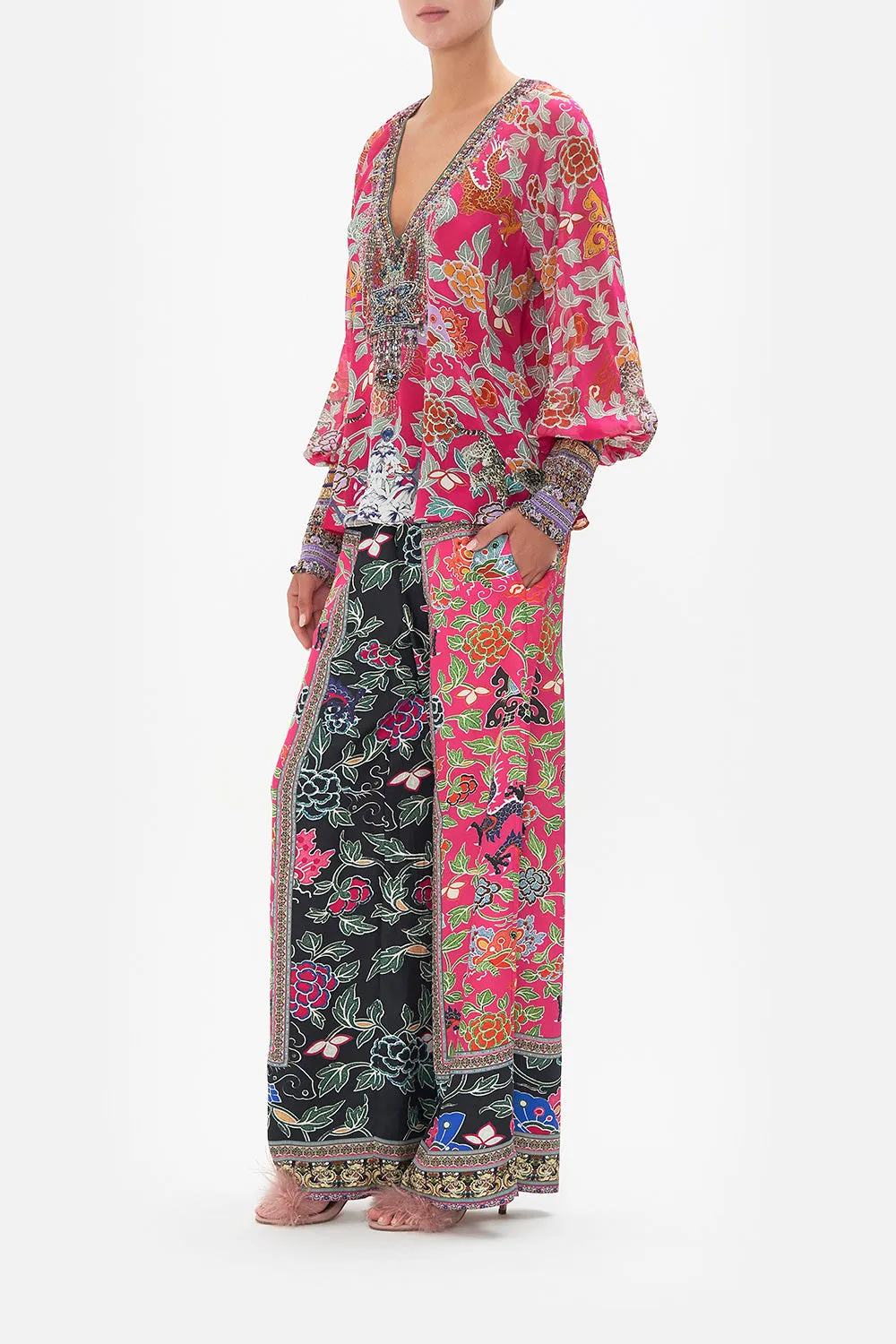 SHIRRED CUFF BLOUSE TASTE OF TWILIGHT sold by Camilla product image thumbnail 4