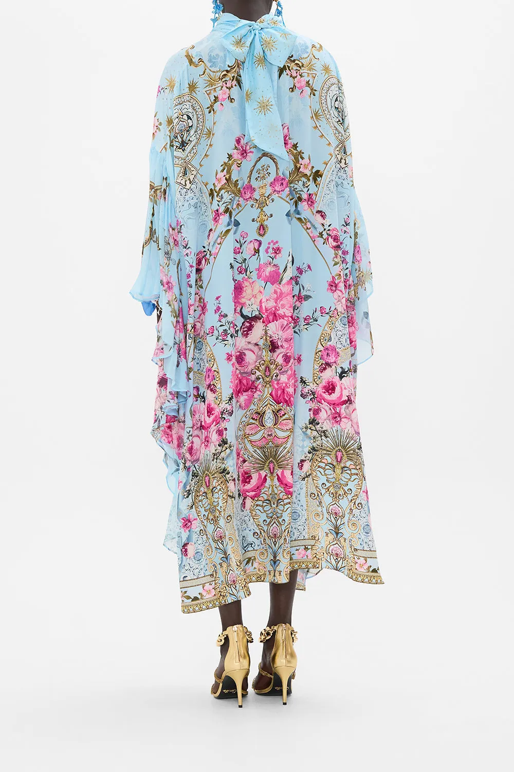 HIGH NECK RUFFLE KAFTAN DOWN THE GARDEN PATH sold by Camilla product image thumbnail 2