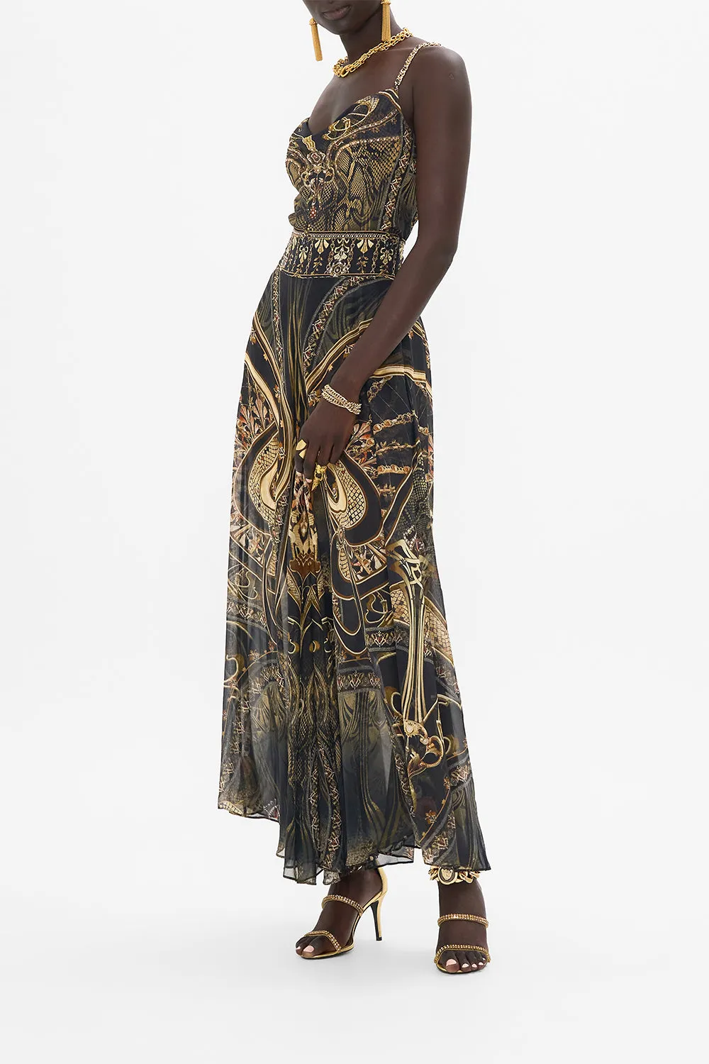 SHEER WIDE LEG PANT NOUVEAU NOIR sold by Camilla product image thumbnail 4