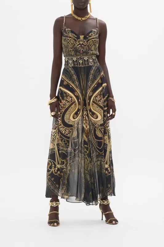 SHEER WIDE LEG PANT NOUVEAU NOIR sold by Camilla