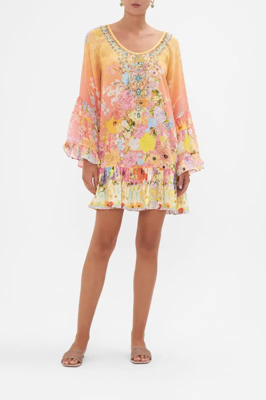 A LINE FRILL DRESS SOLAR FLARE sold by Camilla