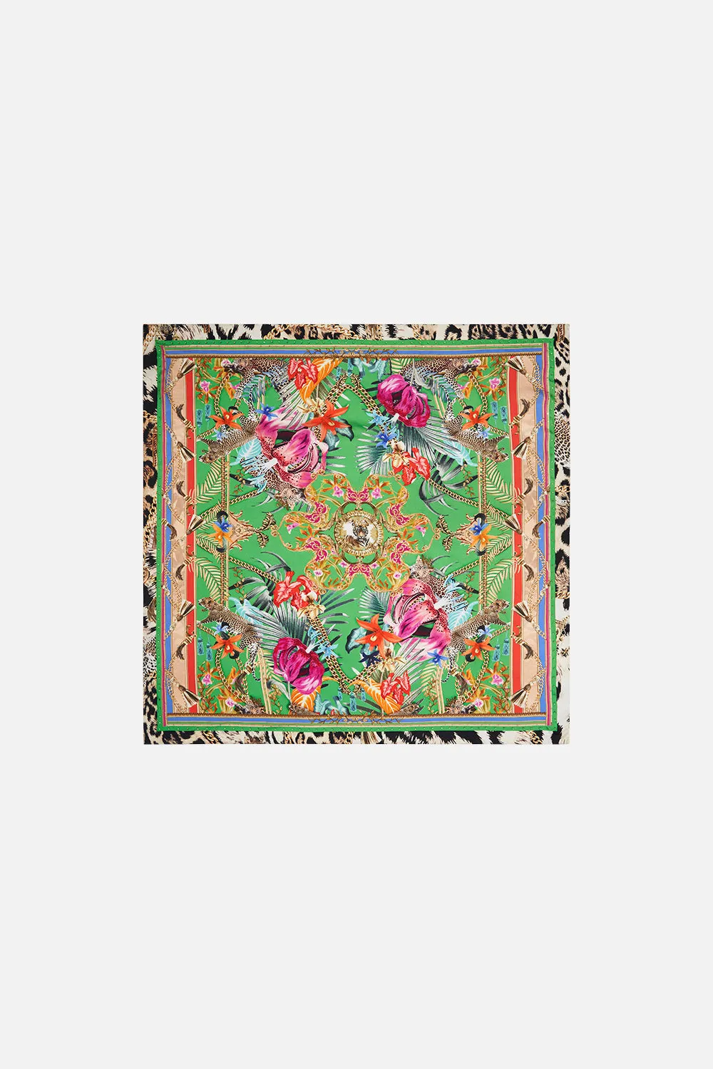 LARGE SQUARE SCARF CURIOUS AND CURIOUSER sold by Camilla product image thumbnail 2