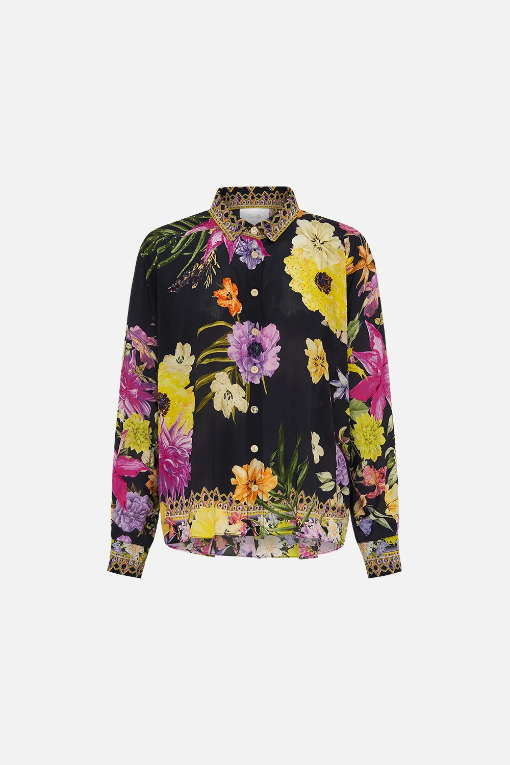 CURVED HEM SHIRT PEACE BE WITH YOU sold by Camilla product image thumbnail 3