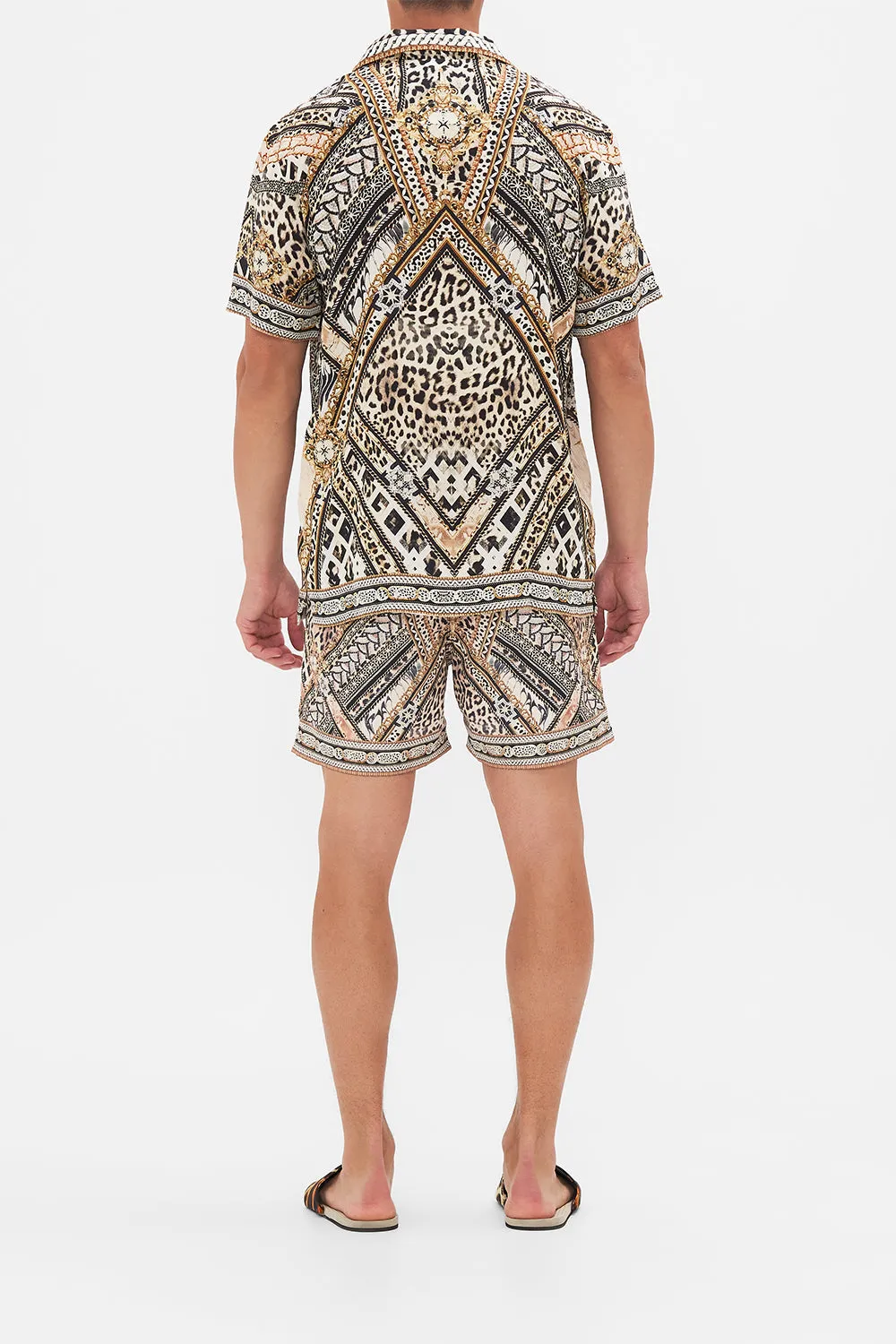 SHORT SLEEVE CAMP COLLARED SHIRT MOSAIC MUSE sold by Camilla product image thumbnail 2