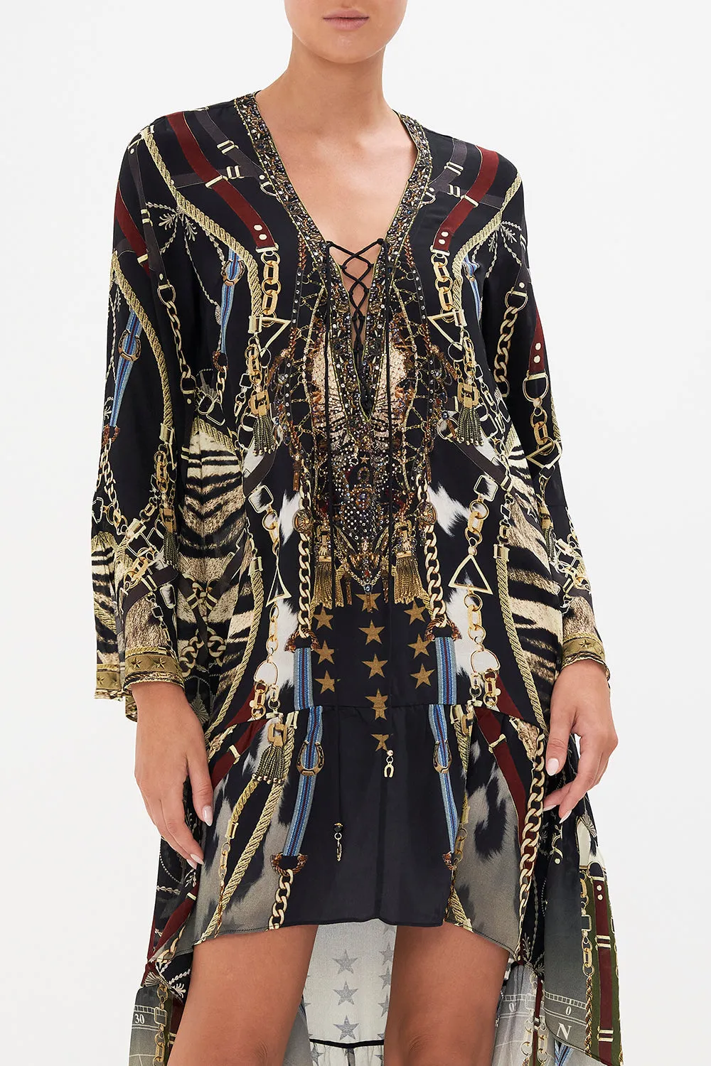 SHORT DRESS WITH HIGH LOW HEM BOSS OF THE BRUMBIES sold by Camilla product image thumbnail 5