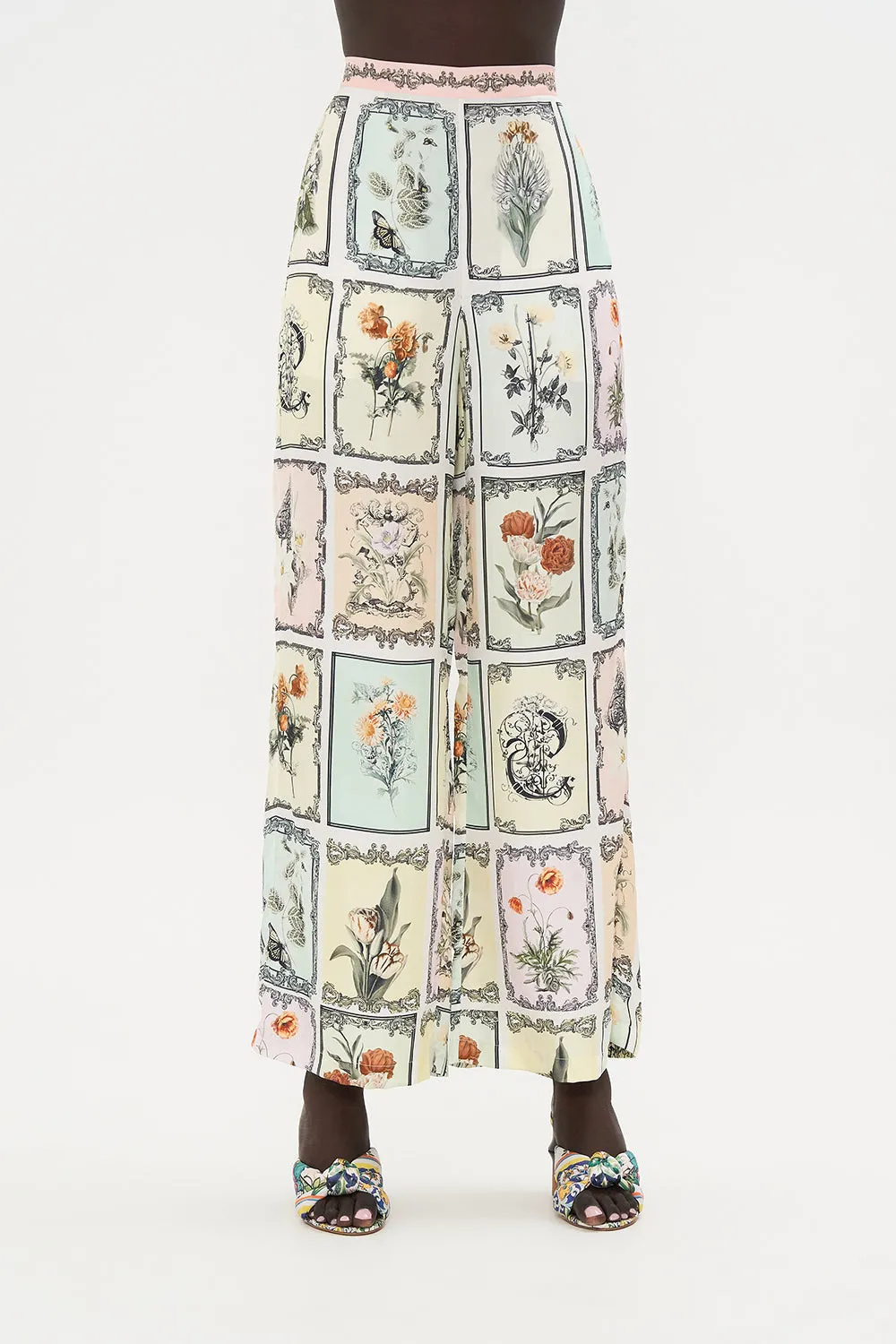 MINIMAL WIDE LEG PANT LONG LIVE LETTERPRESS sold by Camilla product image thumbnail 5