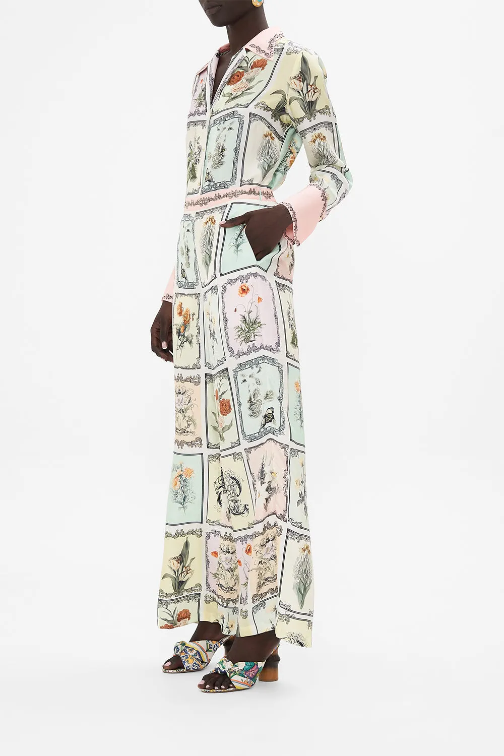 MINIMAL WIDE LEG PANT LONG LIVE LETTERPRESS sold by Camilla product image thumbnail 4