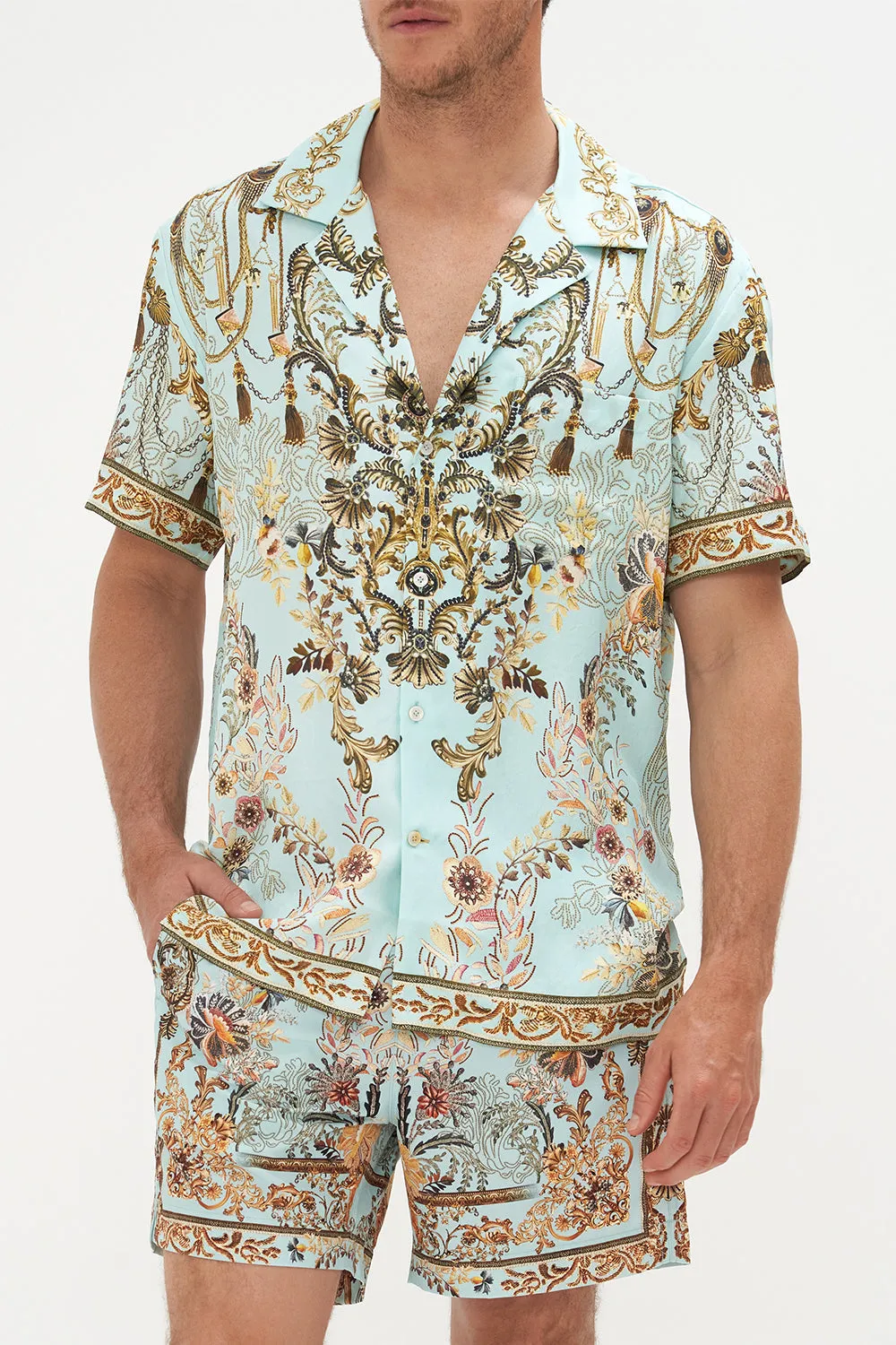 SHORT SLEEVE CAMP COLLARED SHIRT ADIEU YESTERDAY sold by Camilla product image thumbnail 5