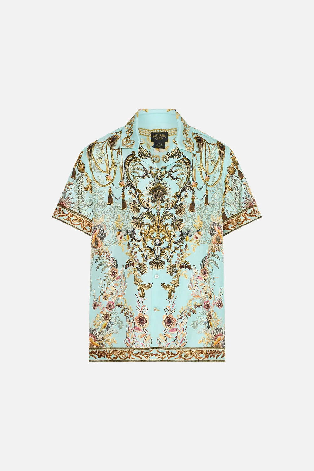 SHORT SLEEVE CAMP COLLARED SHIRT ADIEU YESTERDAY sold by Camilla product image thumbnail 3