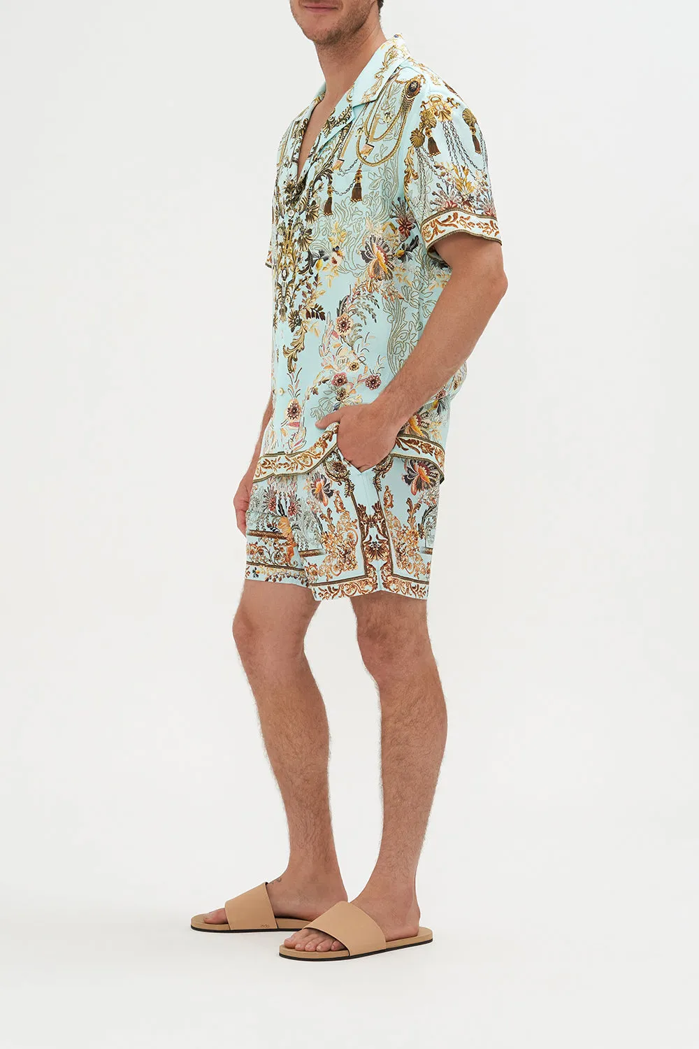 SHORT SLEEVE CAMP COLLARED SHIRT ADIEU YESTERDAY sold by Camilla product image thumbnail 4