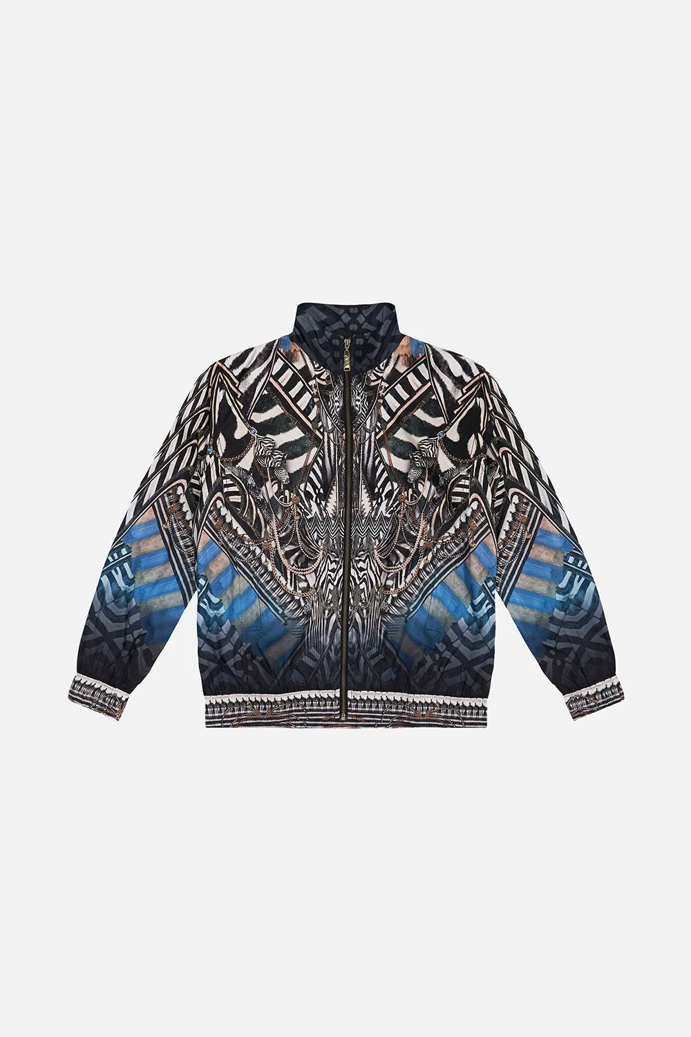 COLLARED ZIP THROUGH BOMBER JACKET KNIGHT OF THE WILD sold by Camilla product image thumbnail 3