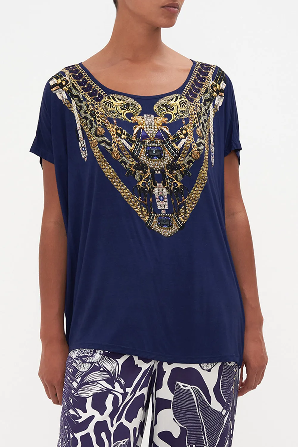 LOOSE FIT TEE WHERES YOUR HEAD AT sold by Camilla product image thumbnail 5