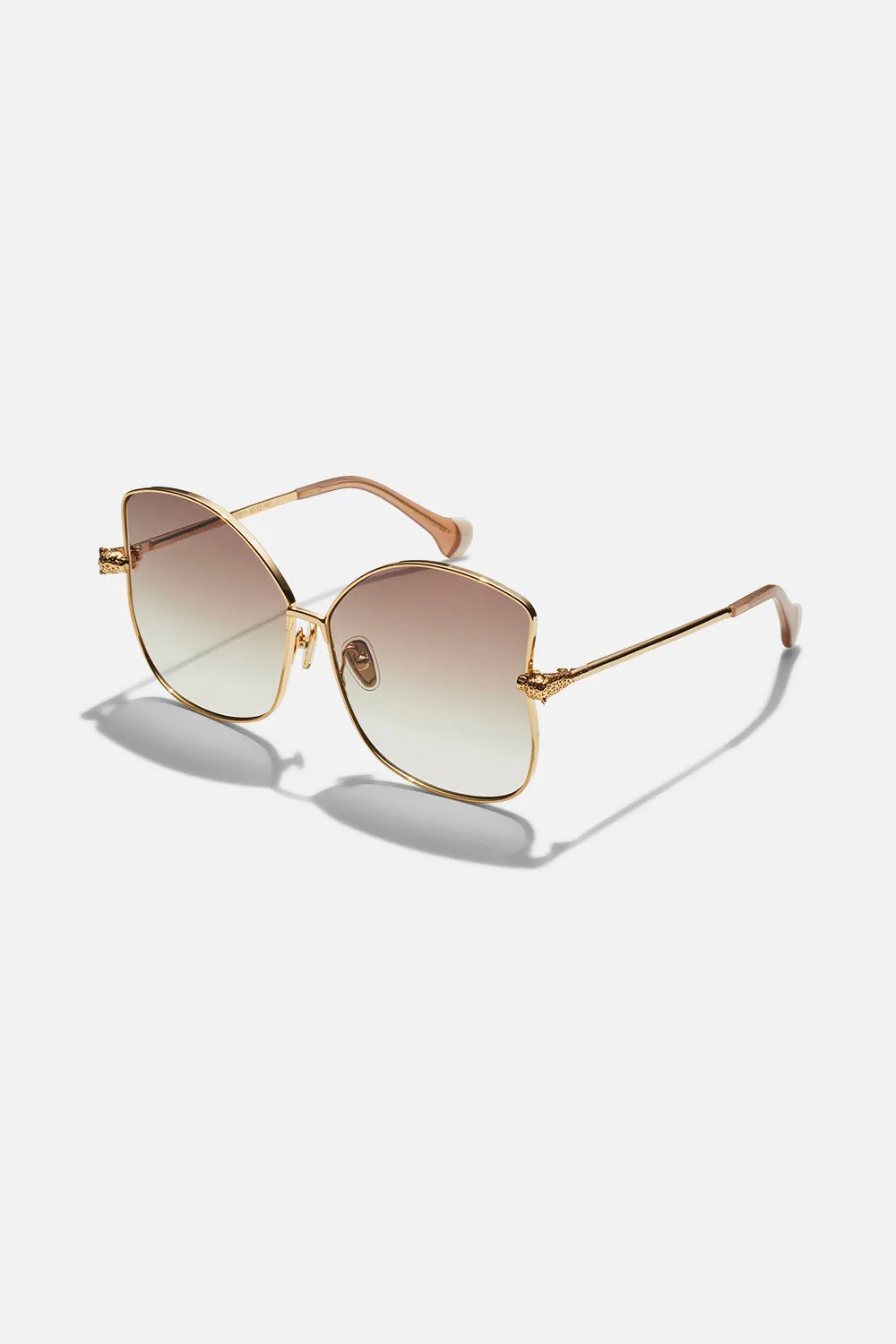 POOL SIDE PEDIGREE
SUNGLASSES SOFT GOLD sold by Camilla