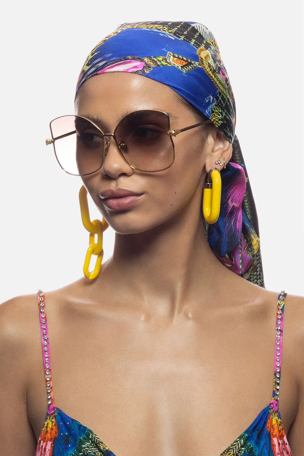 POOL SIDE PEDIGREE
SUNGLASSES SOFT GOLD sold by Camilla product image thumbnail 5