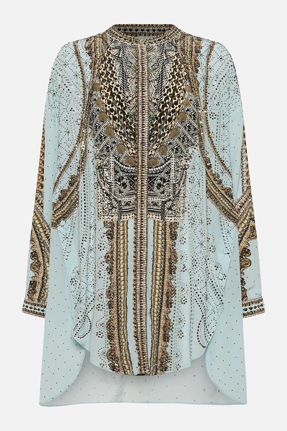 SHIRT WITH SIDE BUTTONS LUXE ESPIRITU sold by Camilla product image thumbnail 3