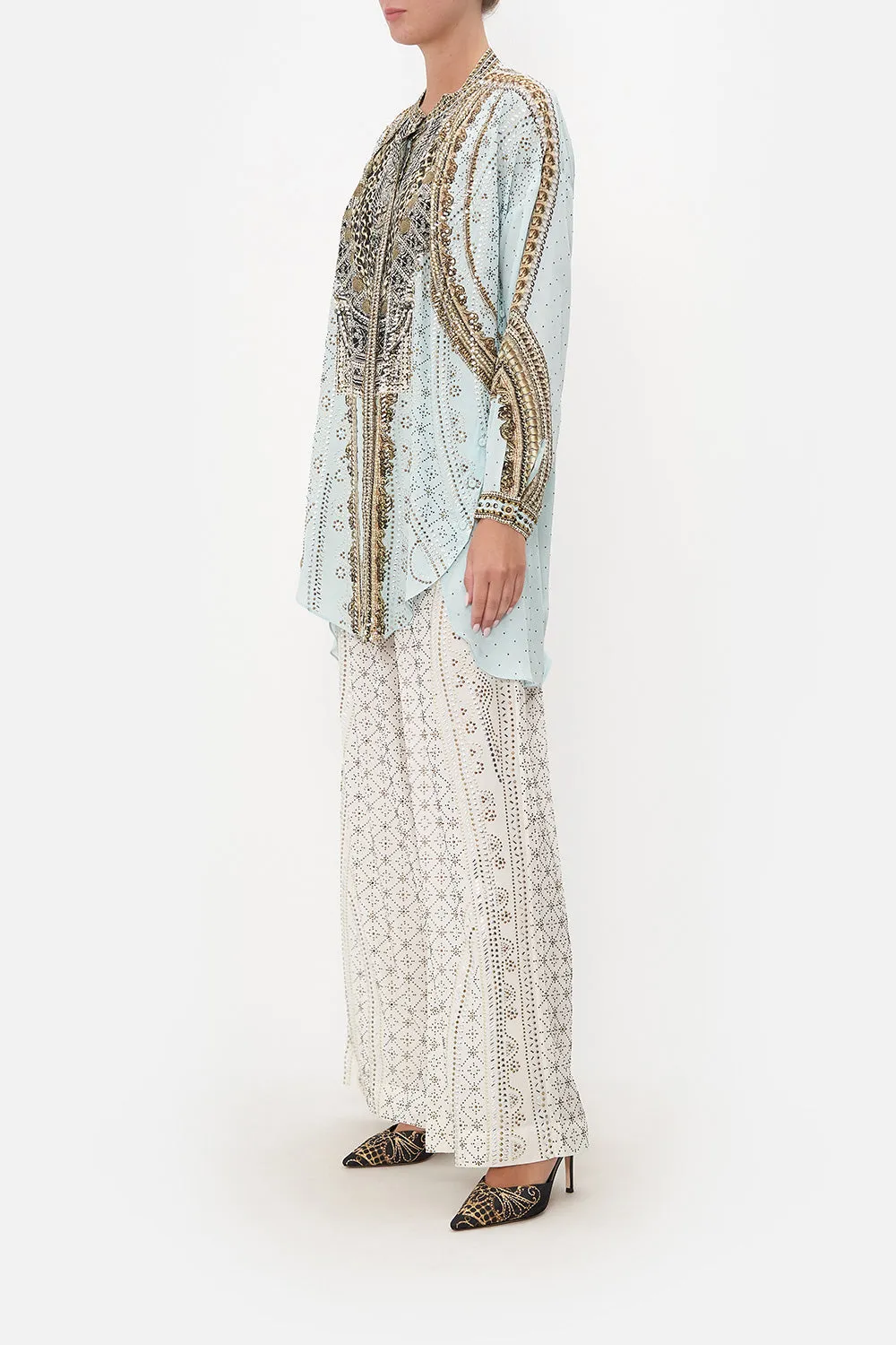 SHIRT WITH SIDE BUTTONS LUXE ESPIRITU sold by Camilla product image thumbnail 4