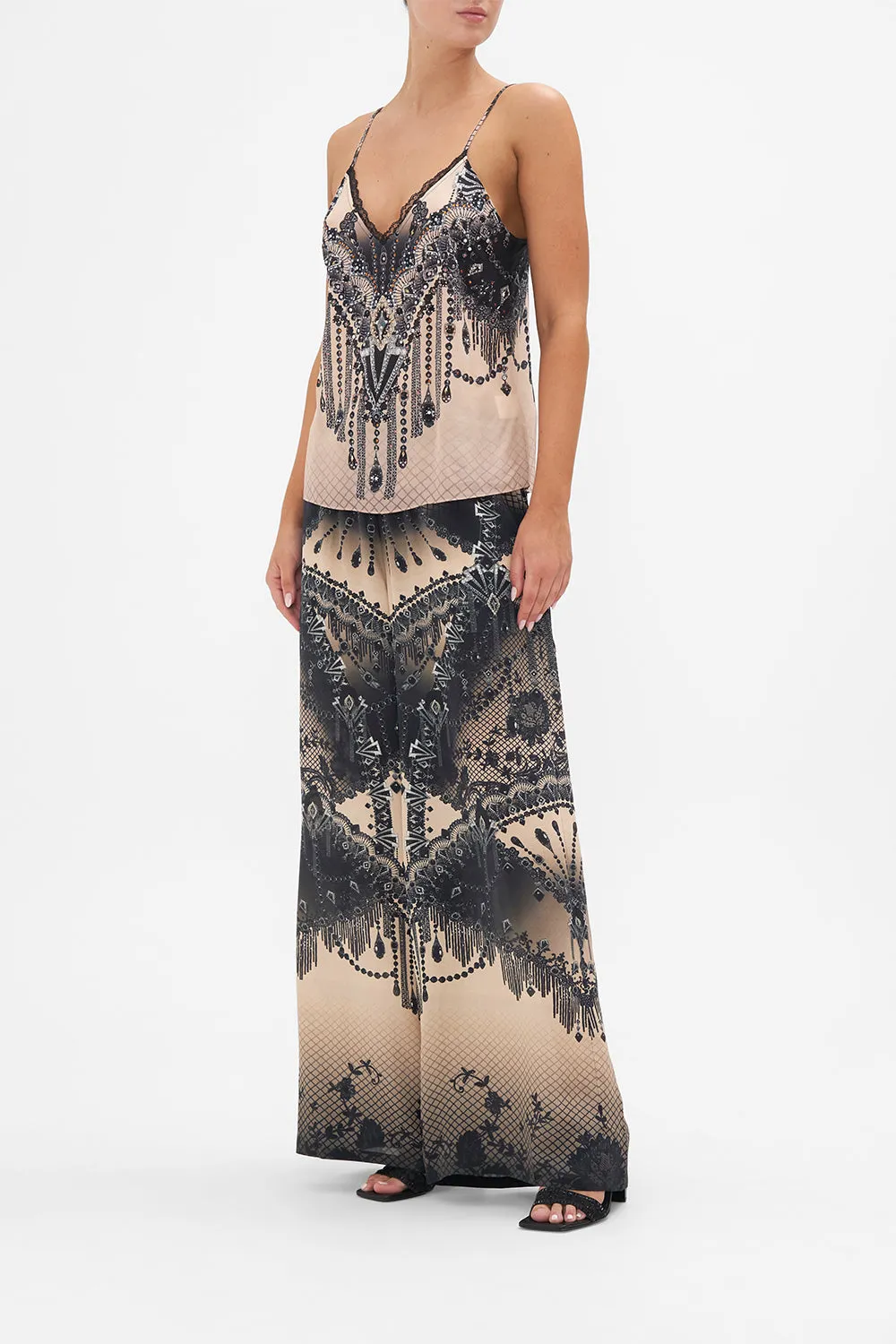 LACE TRIM CAMI CURTAIN CALL CHAOS sold by Camilla product image thumbnail 4