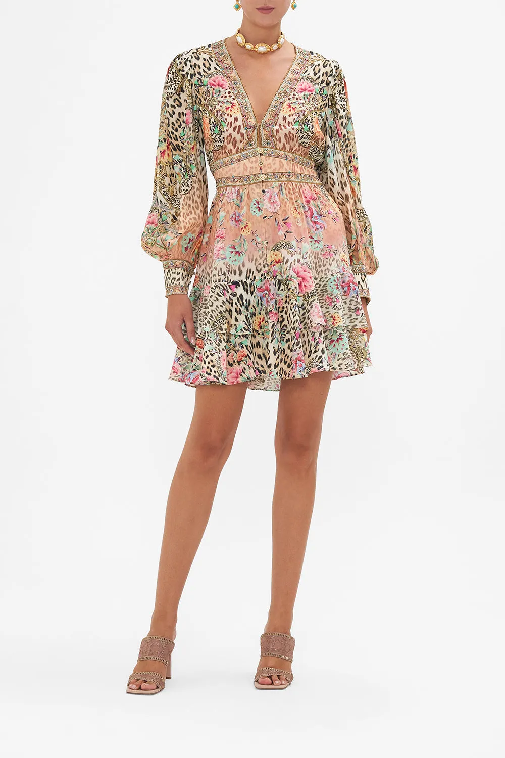 BUTTON FRONT FRILL DRESS QUEEN ATLANTIS sold by Camilla