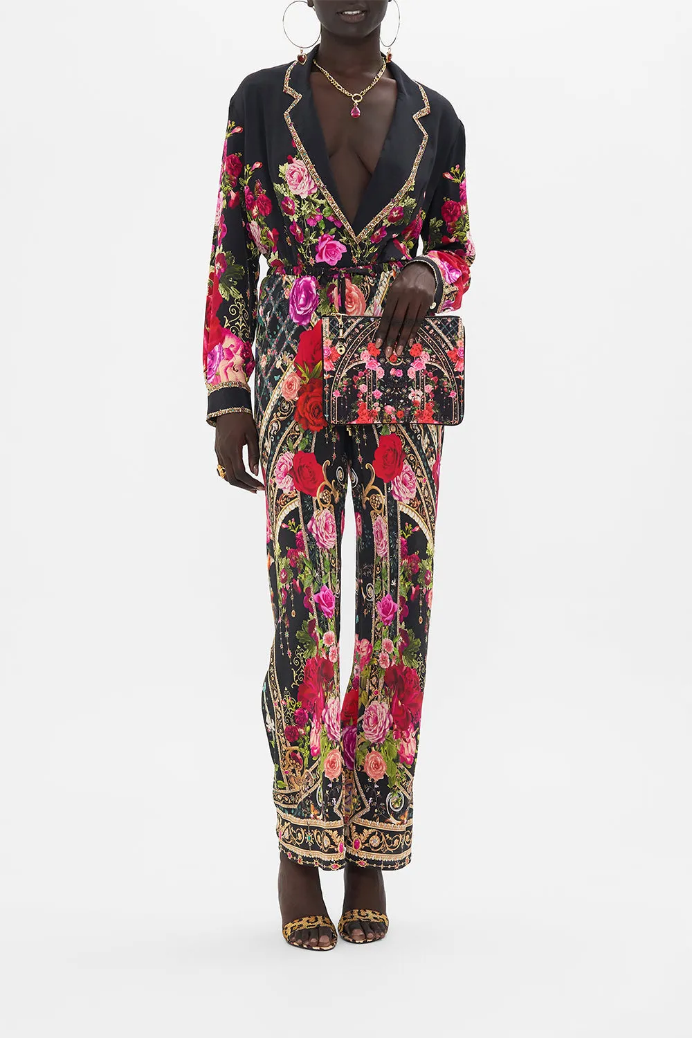 SMALL CANVAS CLUTCH RESERVATION FOR LOVE sold by Camilla product image thumbnail 4