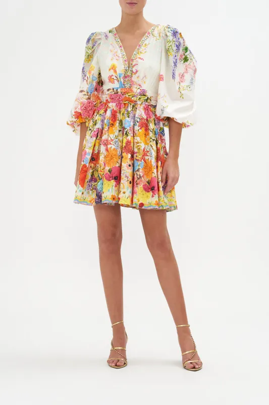 BLOUSON FLARED DRESS SUNLIGHT SYMPHONY sold by Camilla