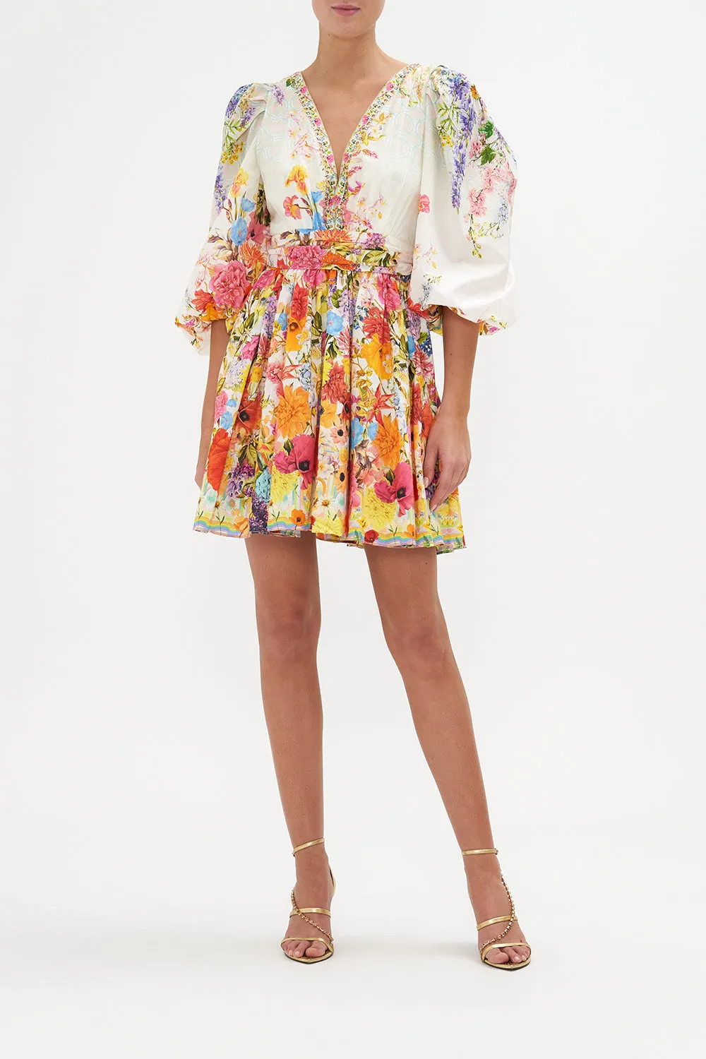 BLOUSON FLARED DRESS SUNLIGHT SYMPHONY sold by Camilla