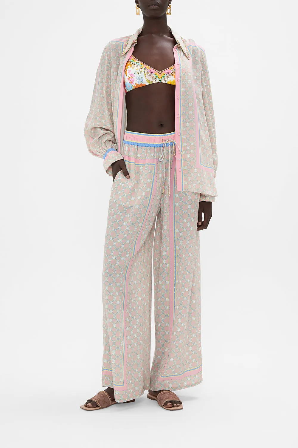 STRAIGHT LEG PANT SUNLIGHT SYMPHONY sold by Camilla product image thumbnail 3