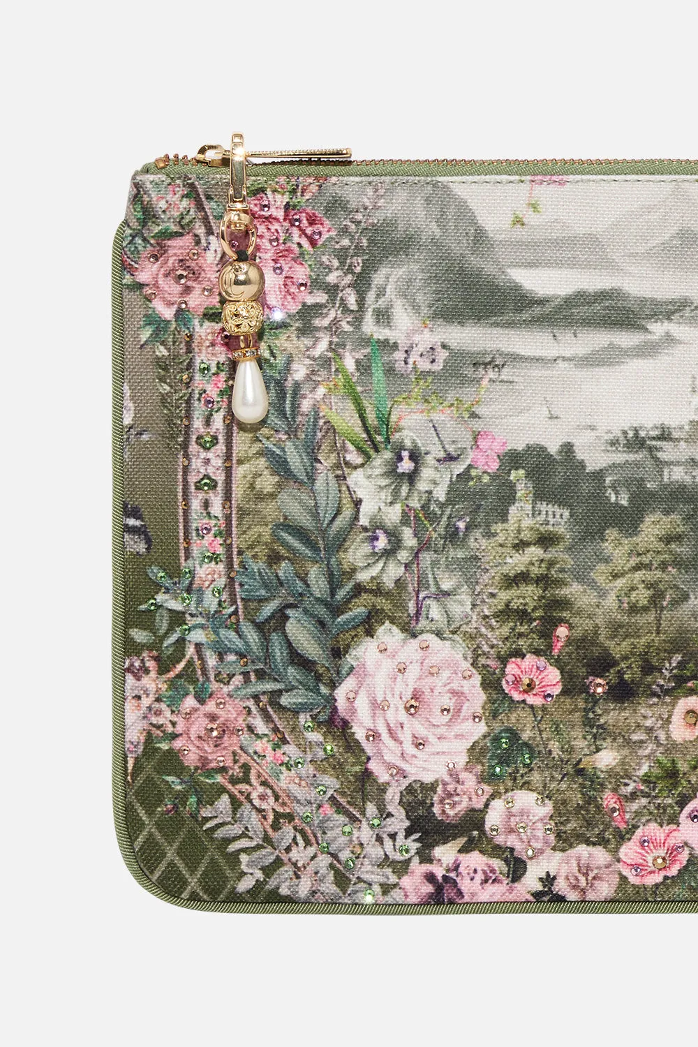 SMALL CANVAS CLUTCH GARDEN OF GOOD FORTUNE sold by Camilla product image thumbnail 2