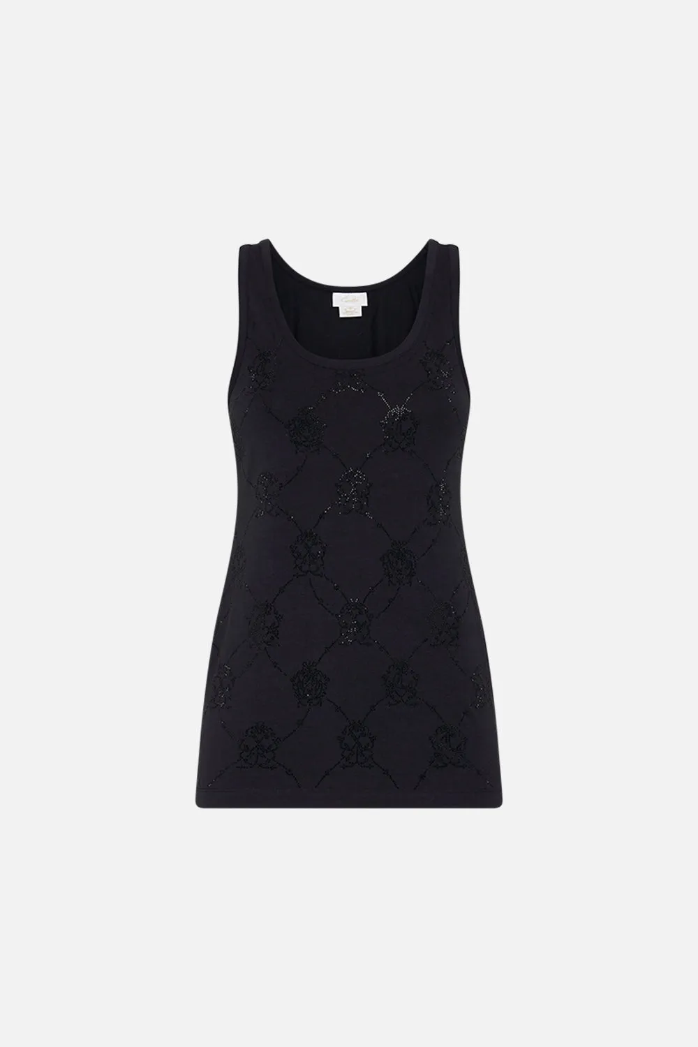 JERSEY SCOOP NECK TANK TOP AMSTERGLAM sold by Camilla product image thumbnail 3