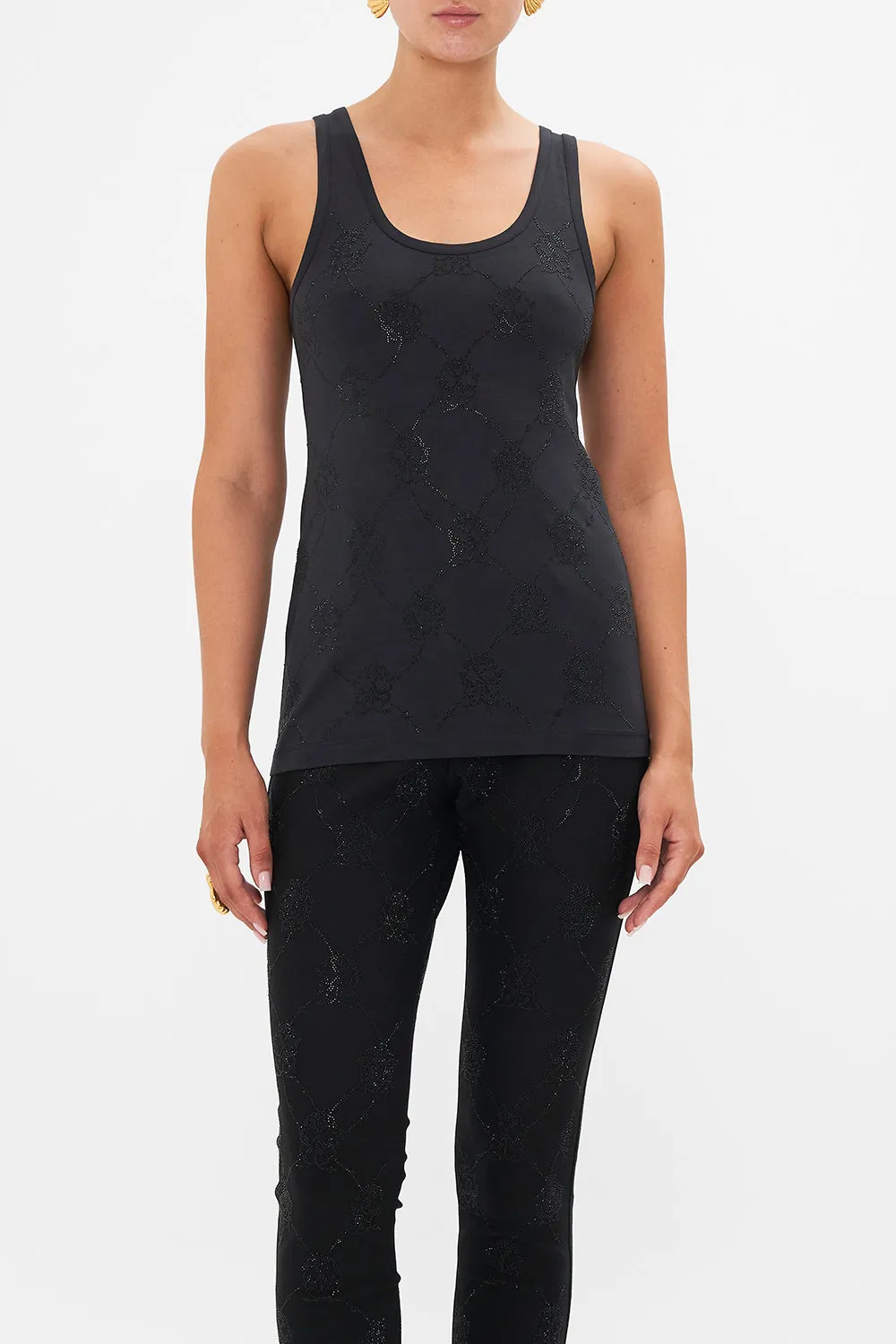 JERSEY SCOOP NECK TANK TOP AMSTERGLAM sold by Camilla product image thumbnail 5