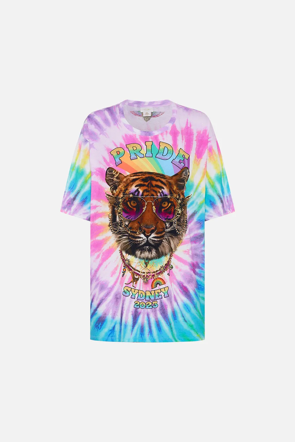 OVERSIZE BAND TEE DANCING WITH DESTINY sold by Camilla product image thumbnail 3