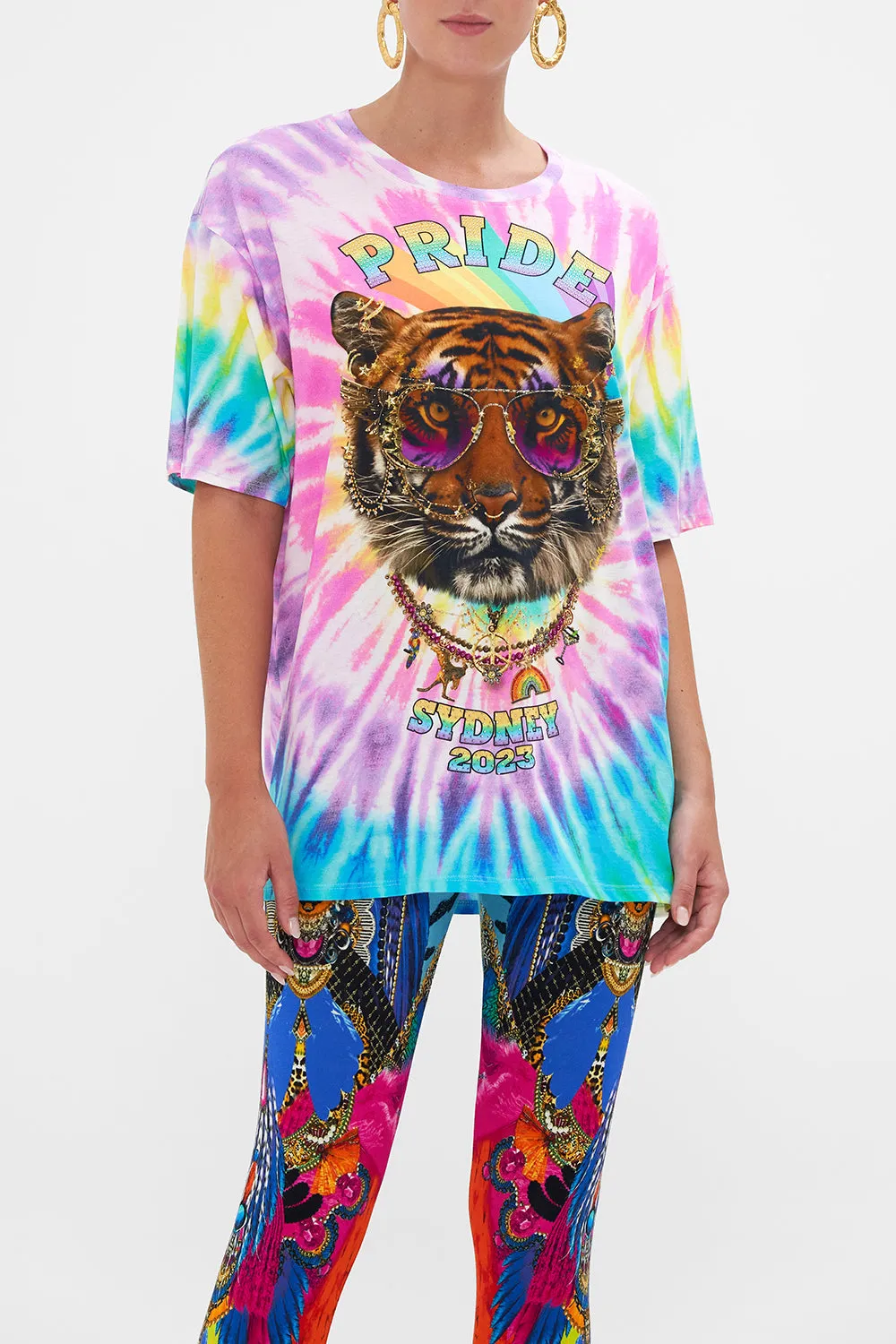 OVERSIZE BAND TEE DANCING WITH DESTINY sold by Camilla product image thumbnail 5