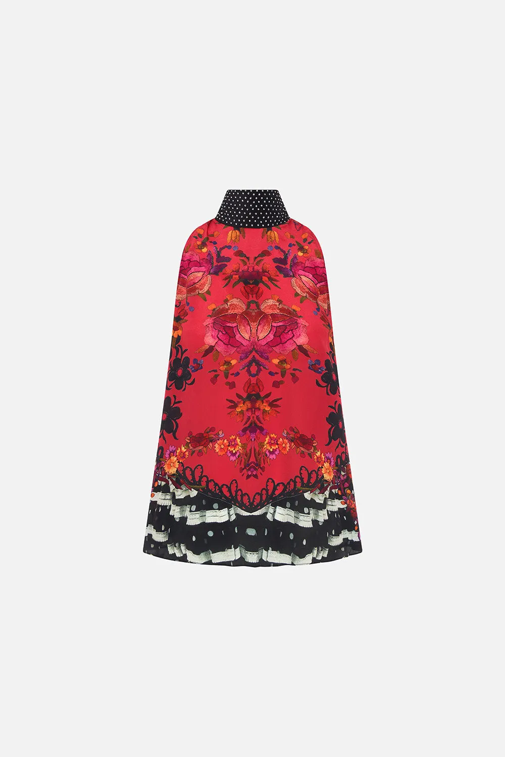 HIGH NECK TOP WITH BACK NECK TIE VIEW FROM THE VEIL sold by Camilla product image thumbnail 3