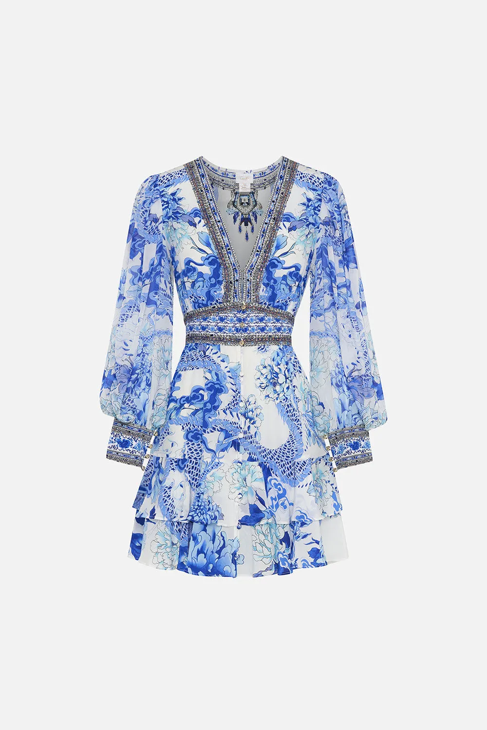 BUTTON FRONT FRILL DRESS HEART OF A DRAGON sold by Camilla product image thumbnail 3