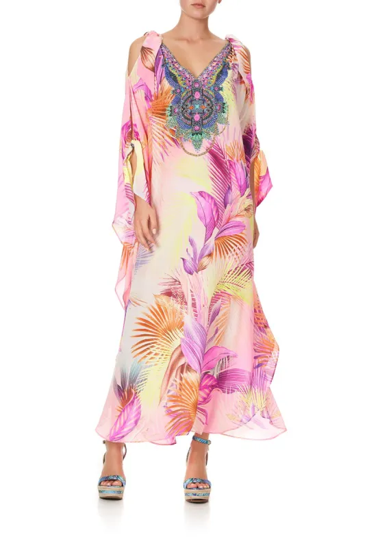 SCARF TIE KAFTAN SOUTH BEACH SUNRISE sold by Camilla