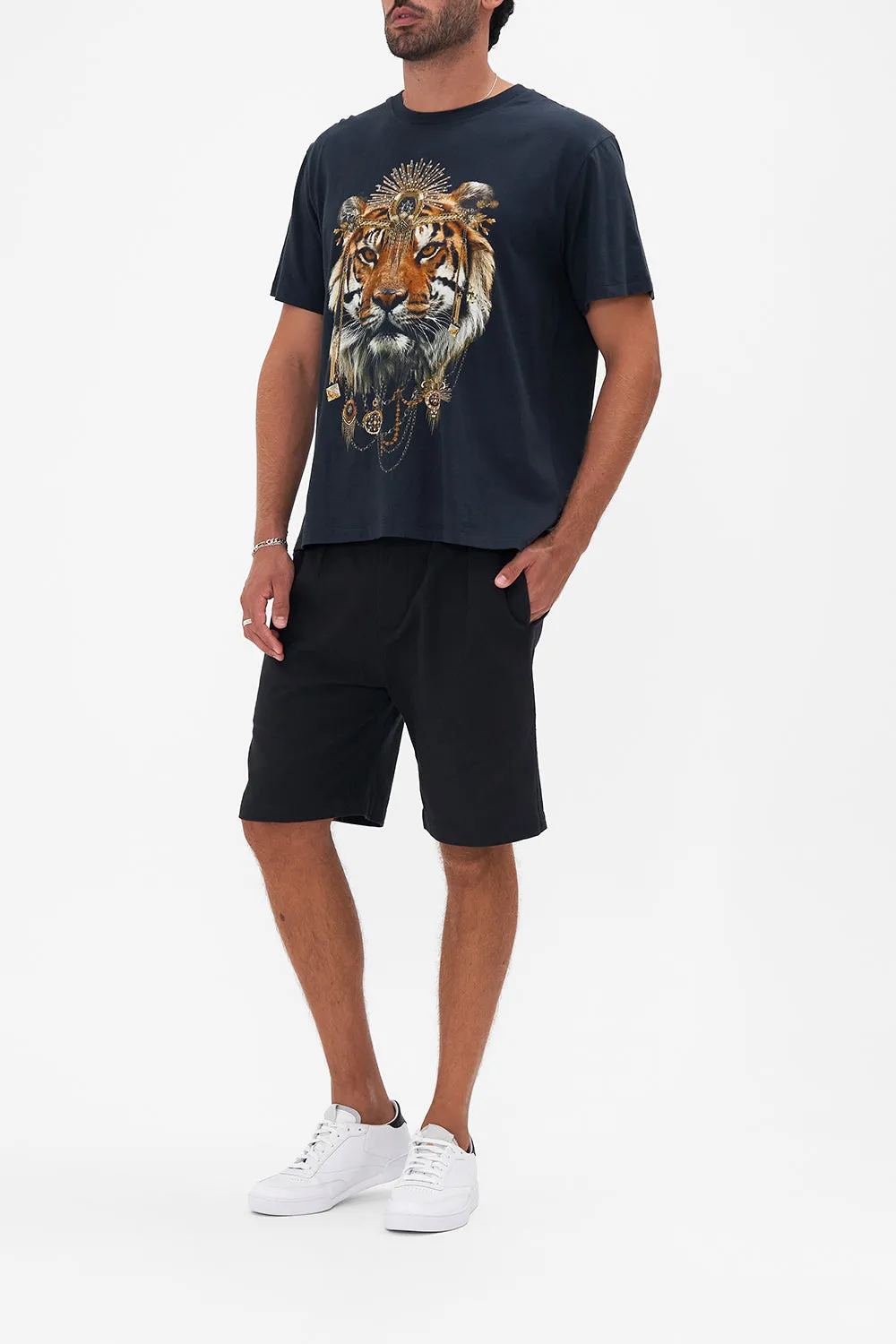 RELAXED FIT TEE THE NIGHT IS NOIR sold by Camilla product image thumbnail 2