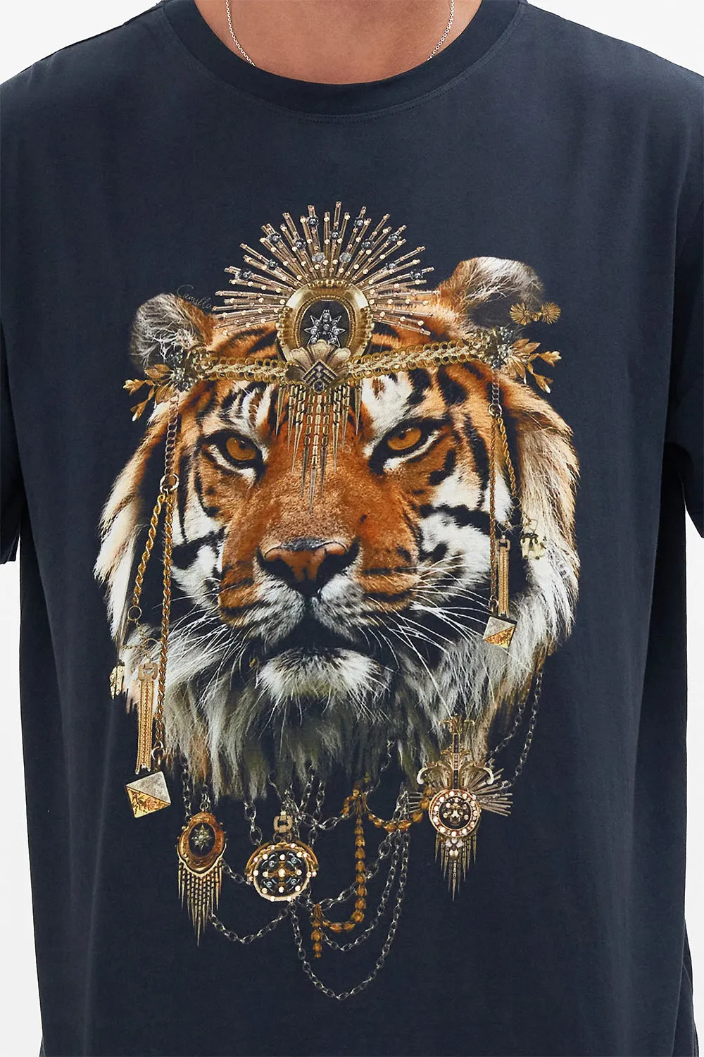 RELAXED FIT TEE THE NIGHT IS NOIR sold by Camilla product image thumbnail 5