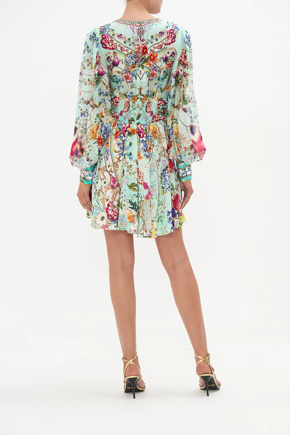 SHORT DRESS WITH BLOUSON SLEEVE HONEY HONEY sold by Camilla product image thumbnail 2