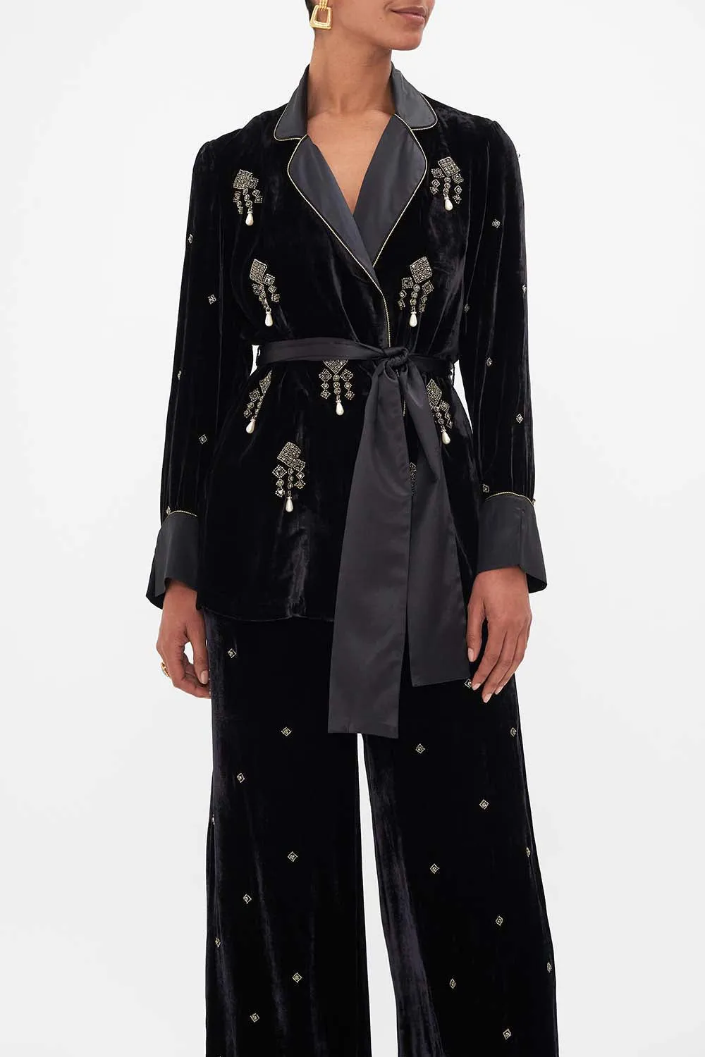 RELAXED JACKET WITH SPLIT CUFFS A NIGHT AT THE OPERA sold by Camilla product image thumbnail 5