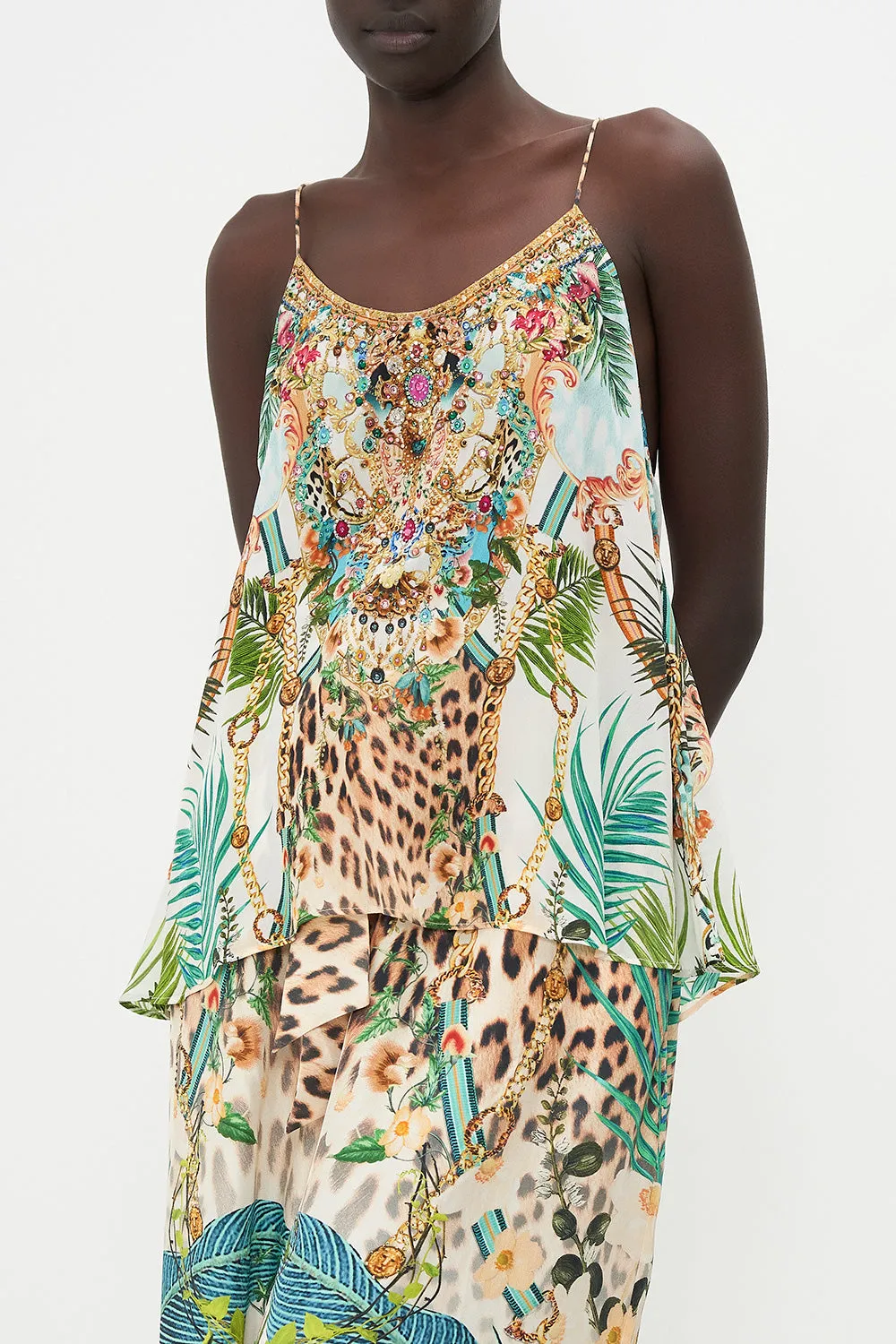 T BACK SHOESTRING TOP ROYALTY LOYALTY sold by Camilla product image thumbnail 5