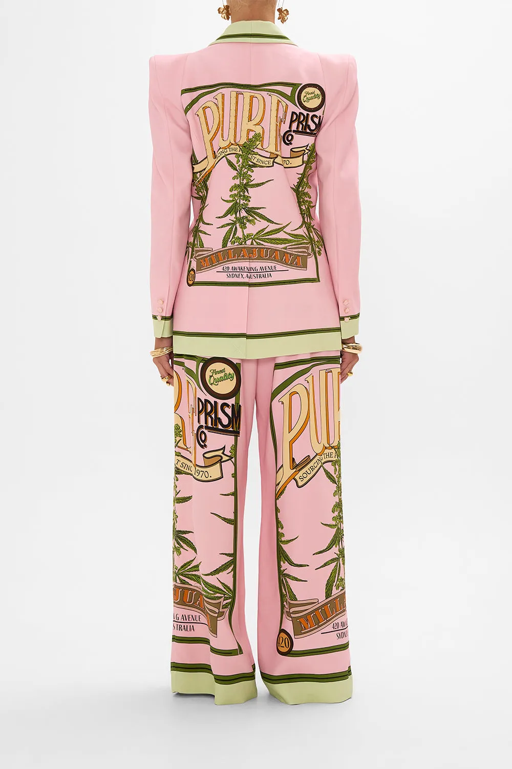 PEAKED SHOULDER BLAZER LETS CHASE RAINBOWS sold by Camilla product image thumbnail 2